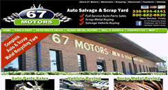 Desktop Screenshot of 67motors.com